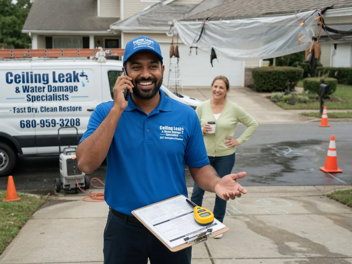 Ceiling Leak Cleanup Monticello, IA FAQs